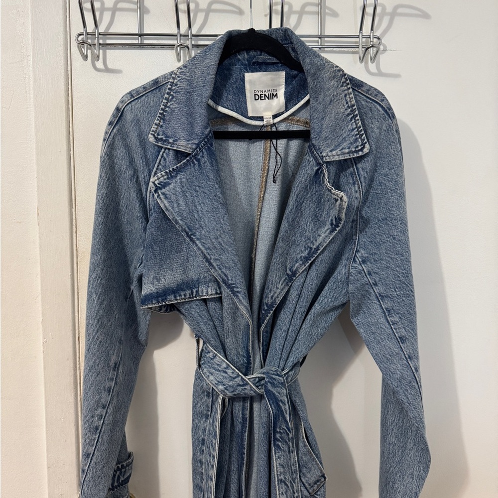 Denim Trench Coat